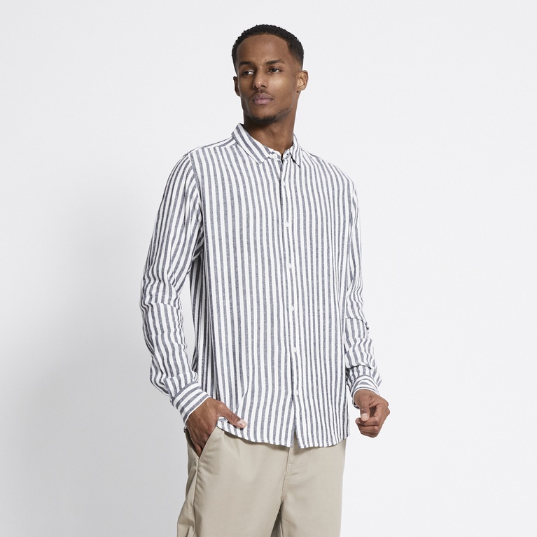 Linneskjorta "Lucas Stripe"